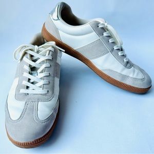 JCREW Field Sneakers in Metallic Size 8